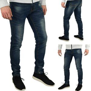 Men's dark vintage wash skinny jeans Size 38/30